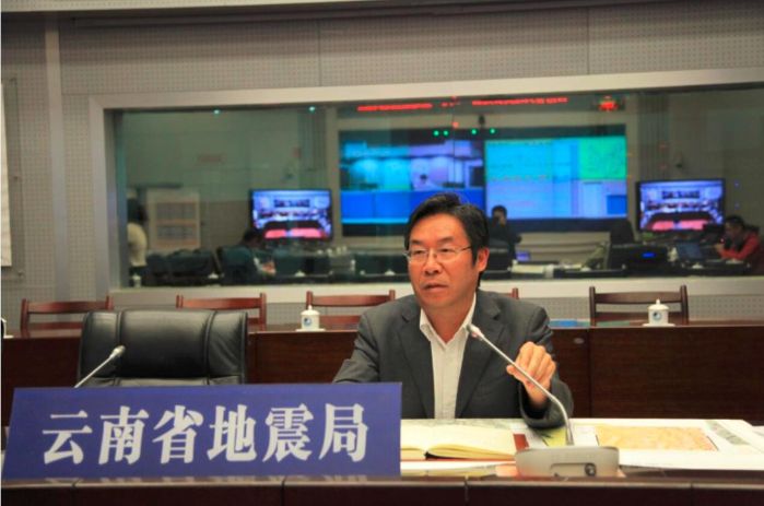 皇甫岗局长与国务院抗震救灾指挥部进行视频...